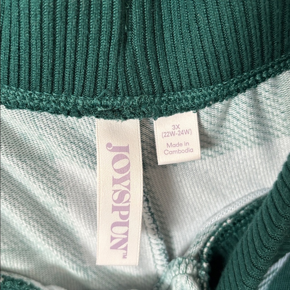 Joyspun Women’s Plus Size Plaid Super Soft Pajama Pants 3X 22/24 Blue Green - Picture 4 of 6